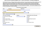 First page of R&E Personal Data Form